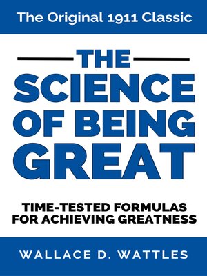cover image of The Science of Being Great